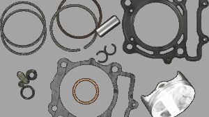 WISECO Piston Kit with Gaskets - 77.00 mm - Kawasaki | Suzuki