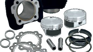S&S CYCLE 1200cc Conversion Kit - XL883 - Wrinkle Black
