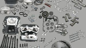 S&S CYCLE 124" Hot Set Up® - Big Bore/Stroker - Wrinkle Black - 88A Twin Cam