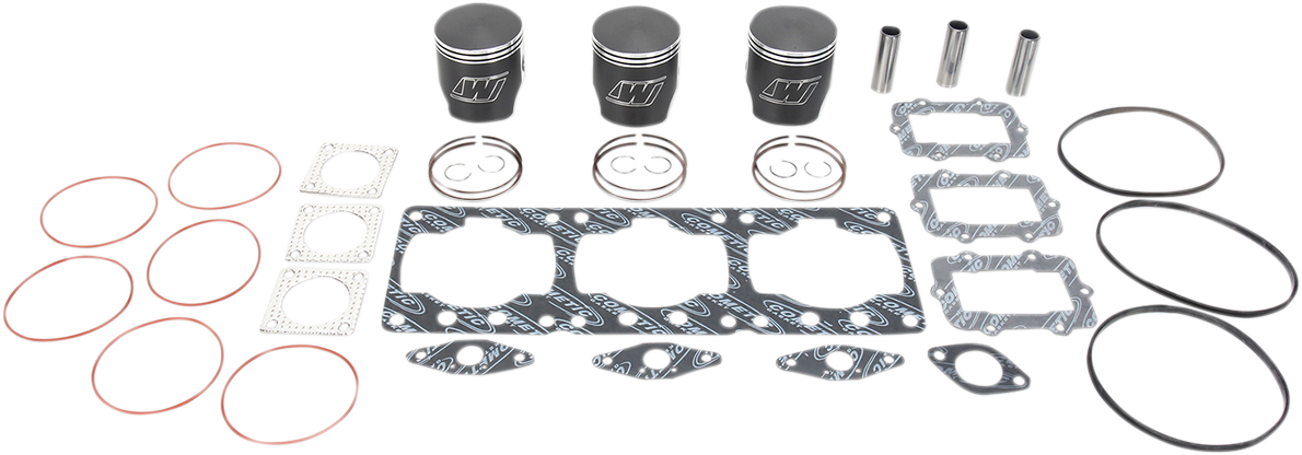 WISECO Piston Kit with Gaskets - 70.50 mm - 809 Engine Type - Ski-Doo