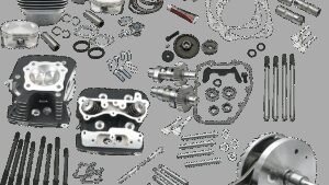 S&S CYCLE 124" Hot Set Up® - Big Bore/Stroker - Wrinkle Black - 88B Twin Cam