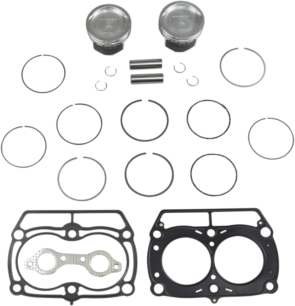 WISECO Piston Kit with Gaskets - 80.00 mm - Polaris
