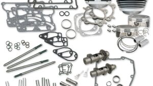 S&S CYCLE 106" Hot Set Up® Kit - 3.967" Bore - Wrinkle Black - Twin Cam