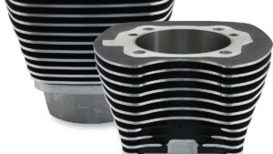 S&S CYCLE Cylinders - 4.125" - Black