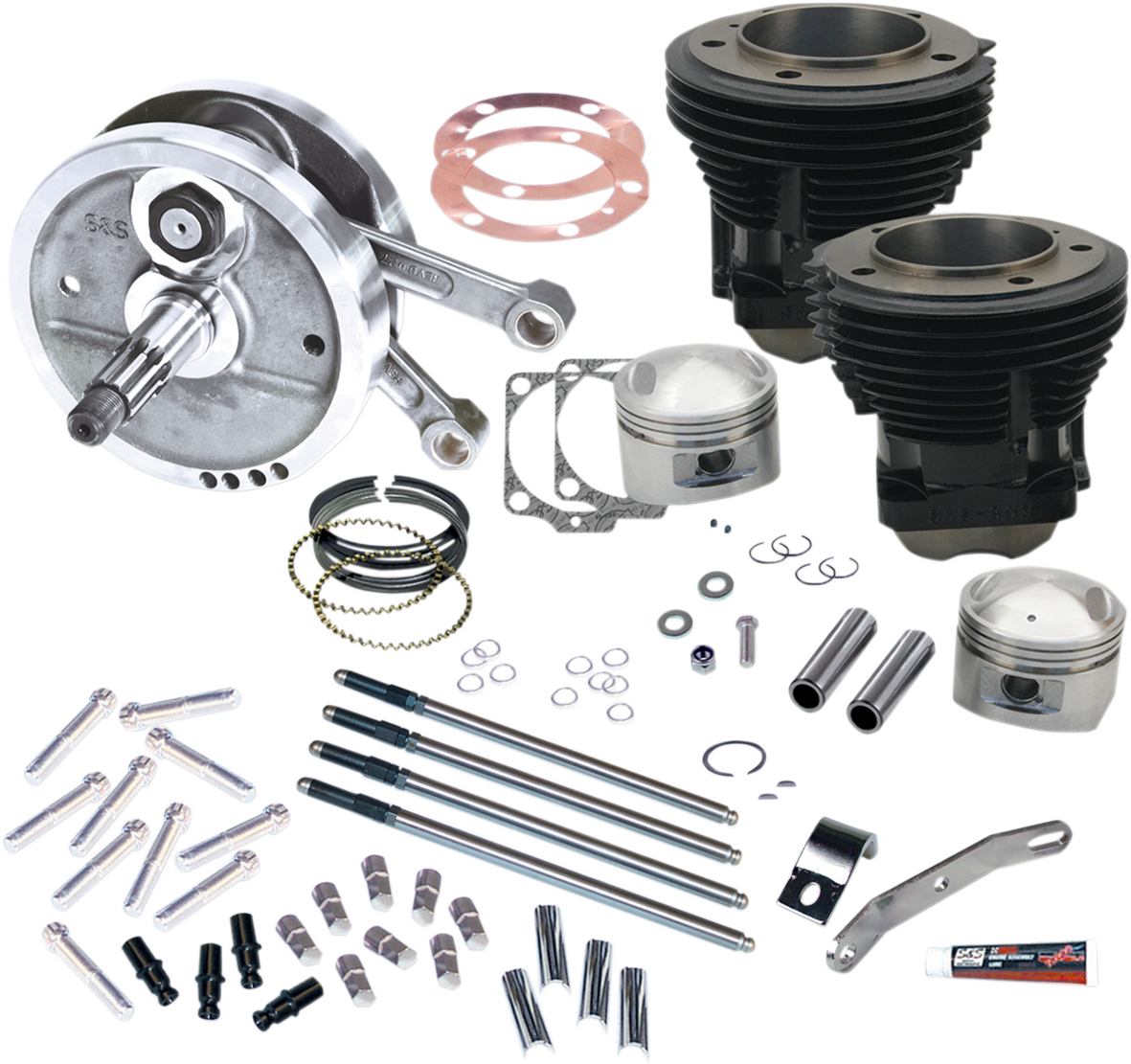 S&S CYCLE 96" Sidewinder® Big Bore Stroker Engine Performance Kit