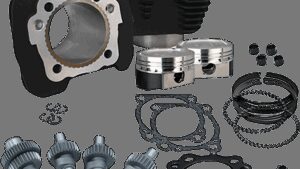 S&S CYCLE Hooligan Kit - 883 cc to 1200 cc - Wrinkle Black - Sportster