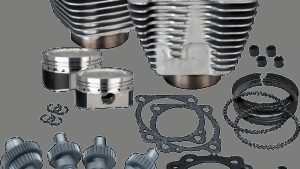 S&S CYCLE Hooligan Kit - 883 cc to 1200 cc - Silver Powdercoat - Sportster