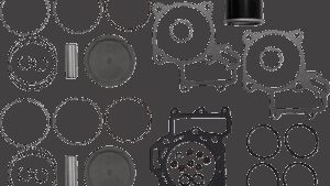 WSM Top End Kit - 85.00 mm - Kawasaki