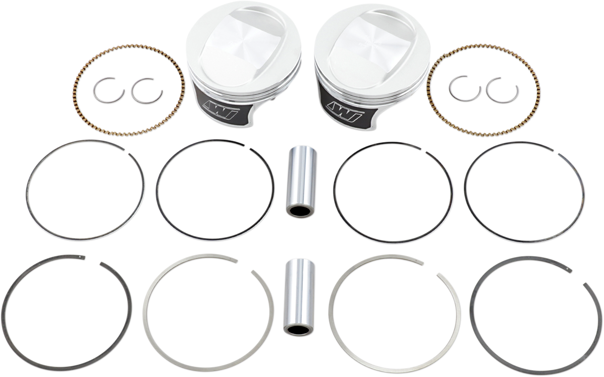 WISECO Tracker™ Series Piston Kit - 3.875" - 88 Cubic Inch Bored to 95 Cubic Inch - Standard - Twin Cam