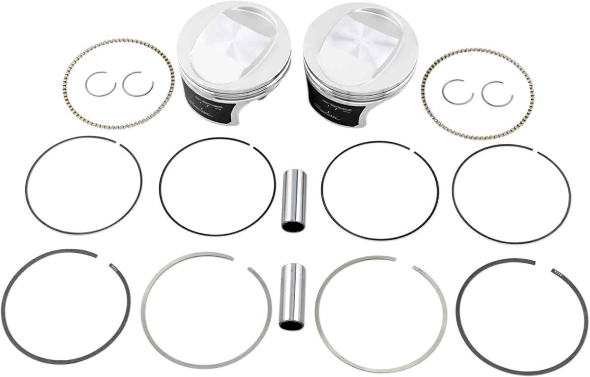 WISECO Tracker™ Series Piston Kit - 3.885" - 88 Cubic Inch Bored to 95 Cubic Inch - +0.010" - Twin Cam