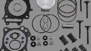 KIBBLEWHITE Top End Kit - Black Diamond™ Valves with Piston Kit - Honda TRX450R