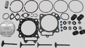 KIBBLEWHITE Top End Kit - Black Diamond™ Valves with Piston Kit - Honda TRX450R/ER