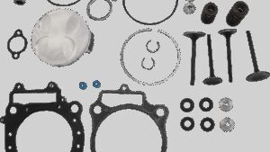 KIBBLEWHITE Top End Kit - Black Diamond™ Valves with Piston Kit - Honda CRF450R