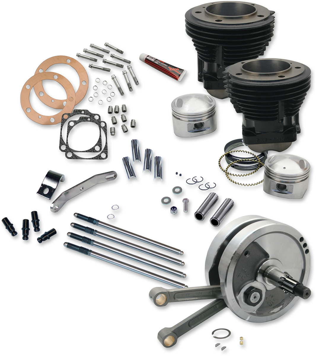 S&S CYCLE 93" Sidewinder® Big Bore Stroker Engine Performance Kit