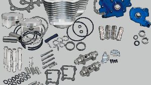 S&S CYCLE 110" Power Package Performance Kit - Chain Drive - Silver