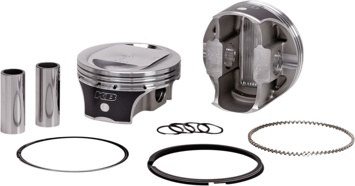 KB PERFORMANCE Piston Kit - 3.875" Standard -10.5:1 CR - 96" to 103" Big Bore |103" Twin Cam