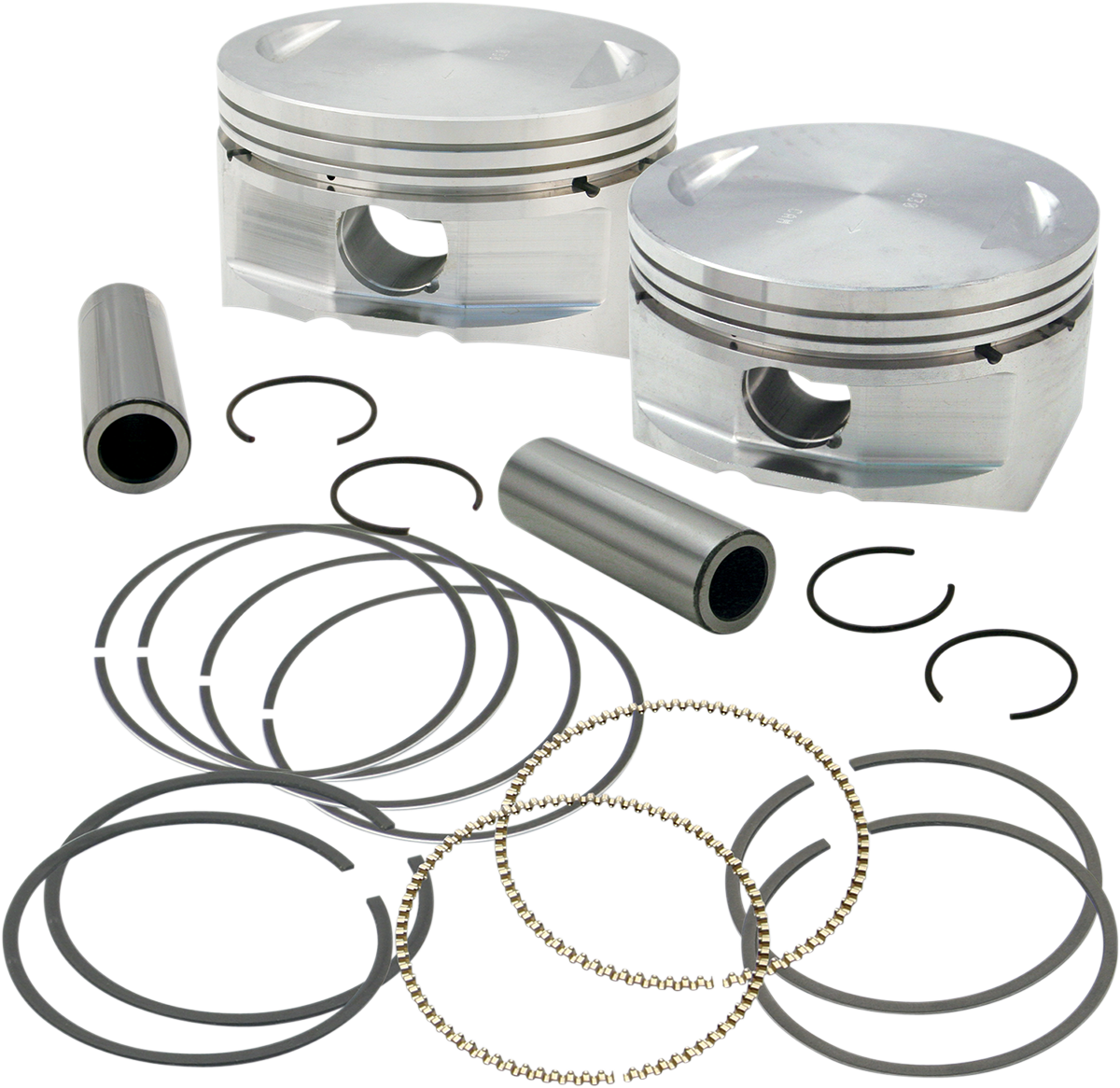 S&S CYCLE Piston Kit - For 106" Big Bore Kit - 3.927" - +0.010"