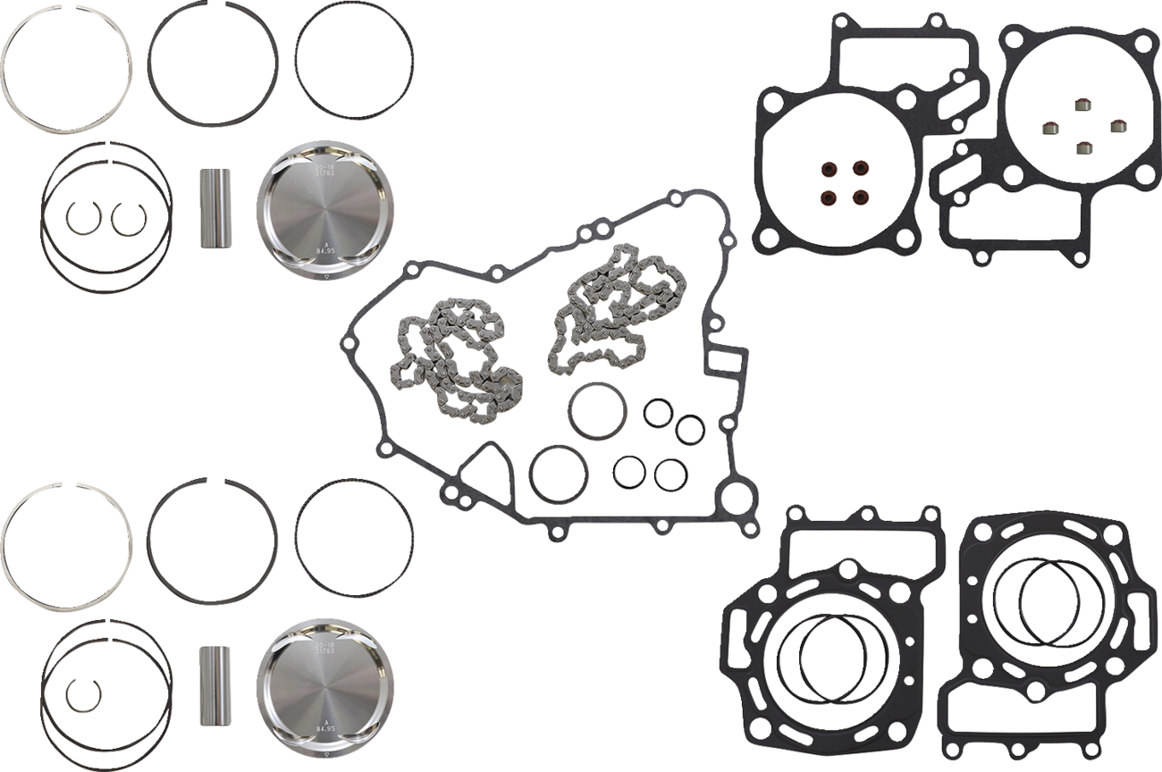VERTEX Top End Piston Kit - 84.95 mm - Kawasaki