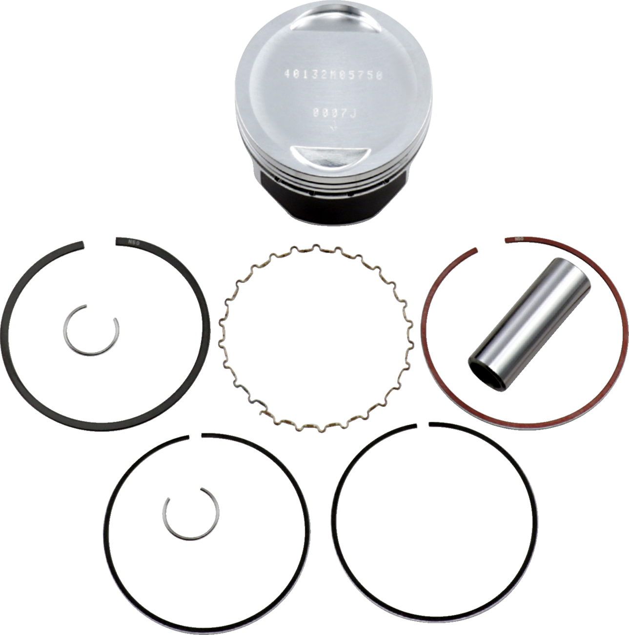 WISECO Piston Kit - 57.50 mm - Honda