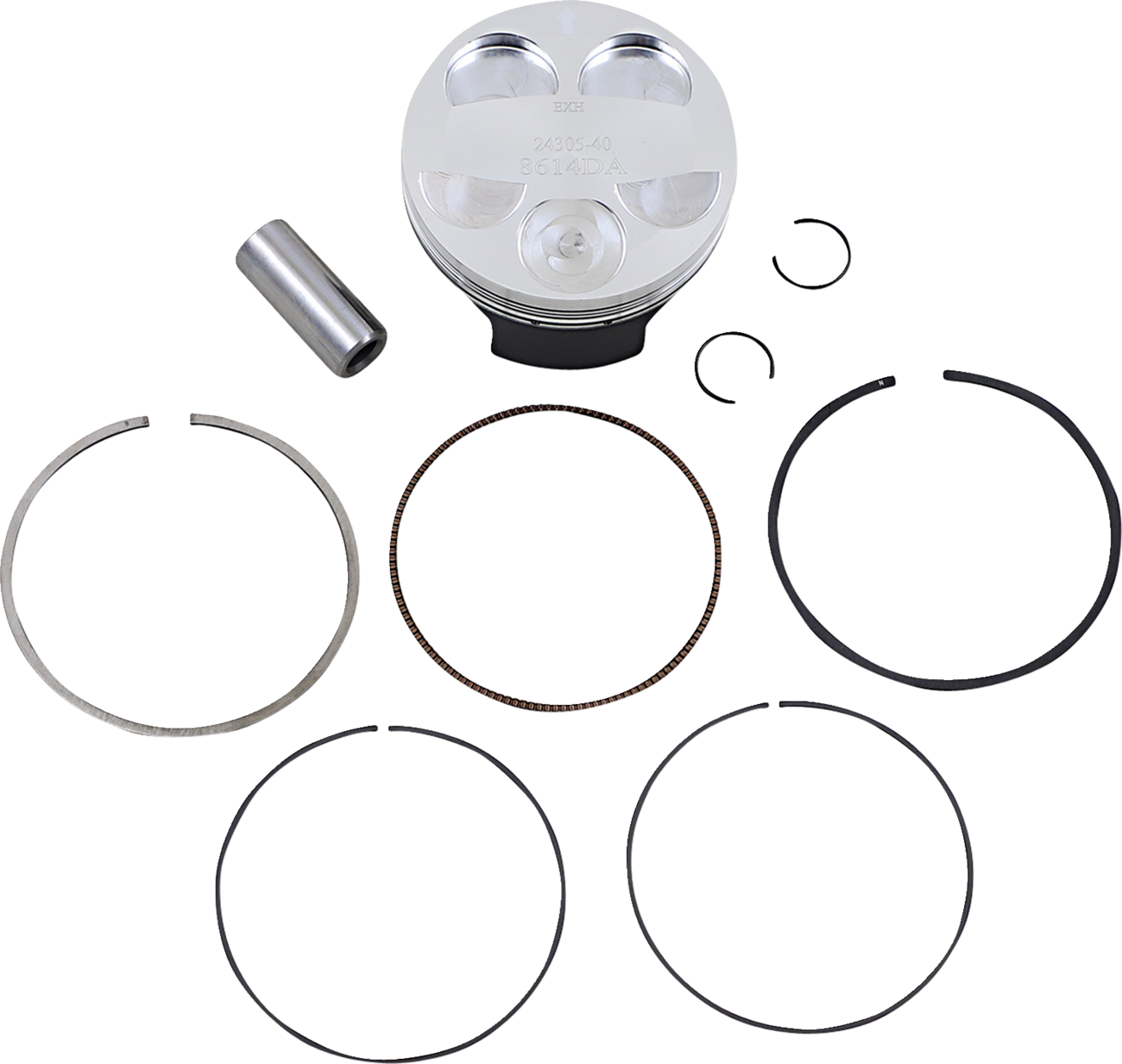WOSSNER Piston Kit - 76.96 mm - Gas Gas | Yamaha
