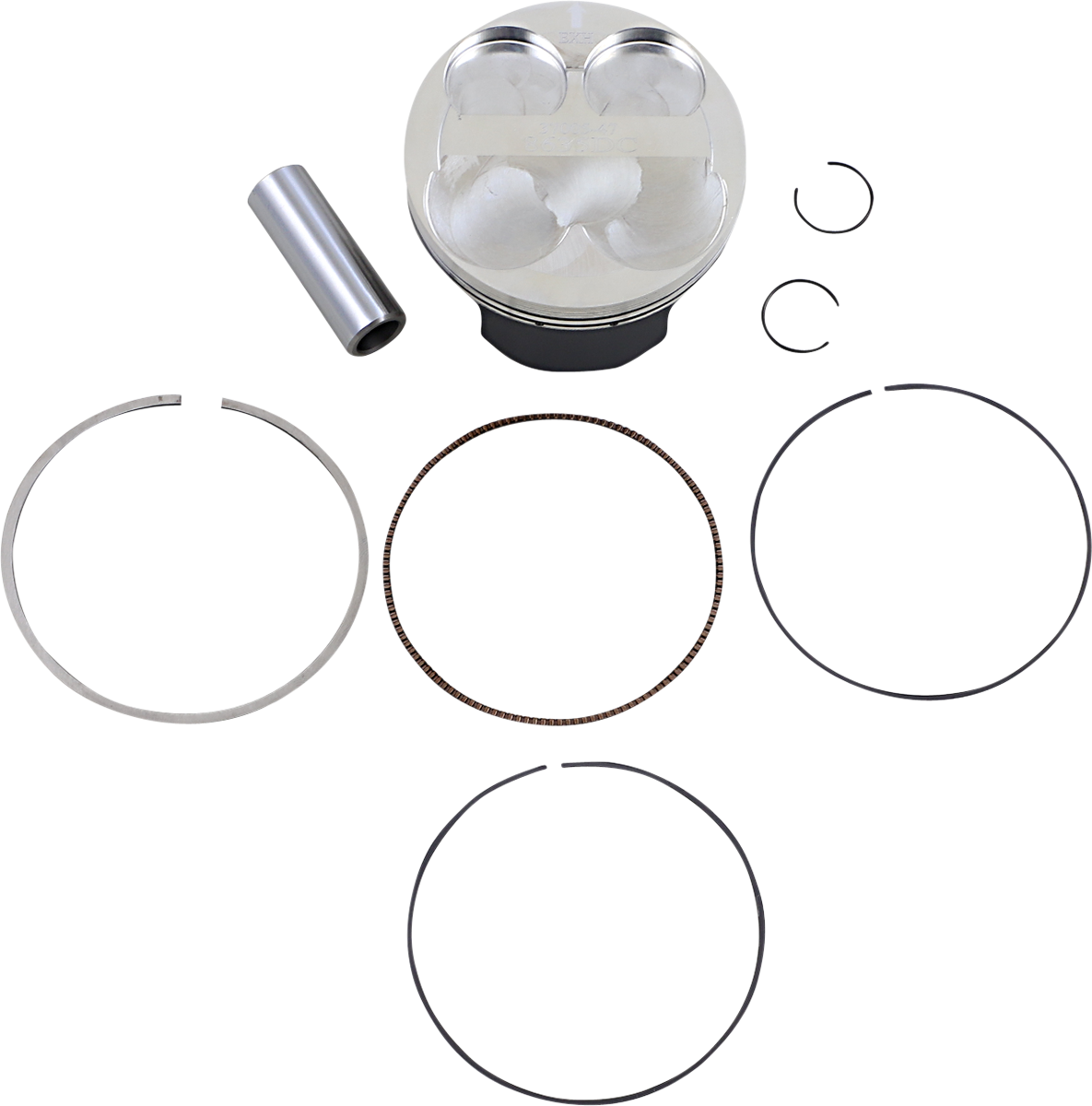 WOSSNER Piston Kit - 76.98 mm - Kawasaki
