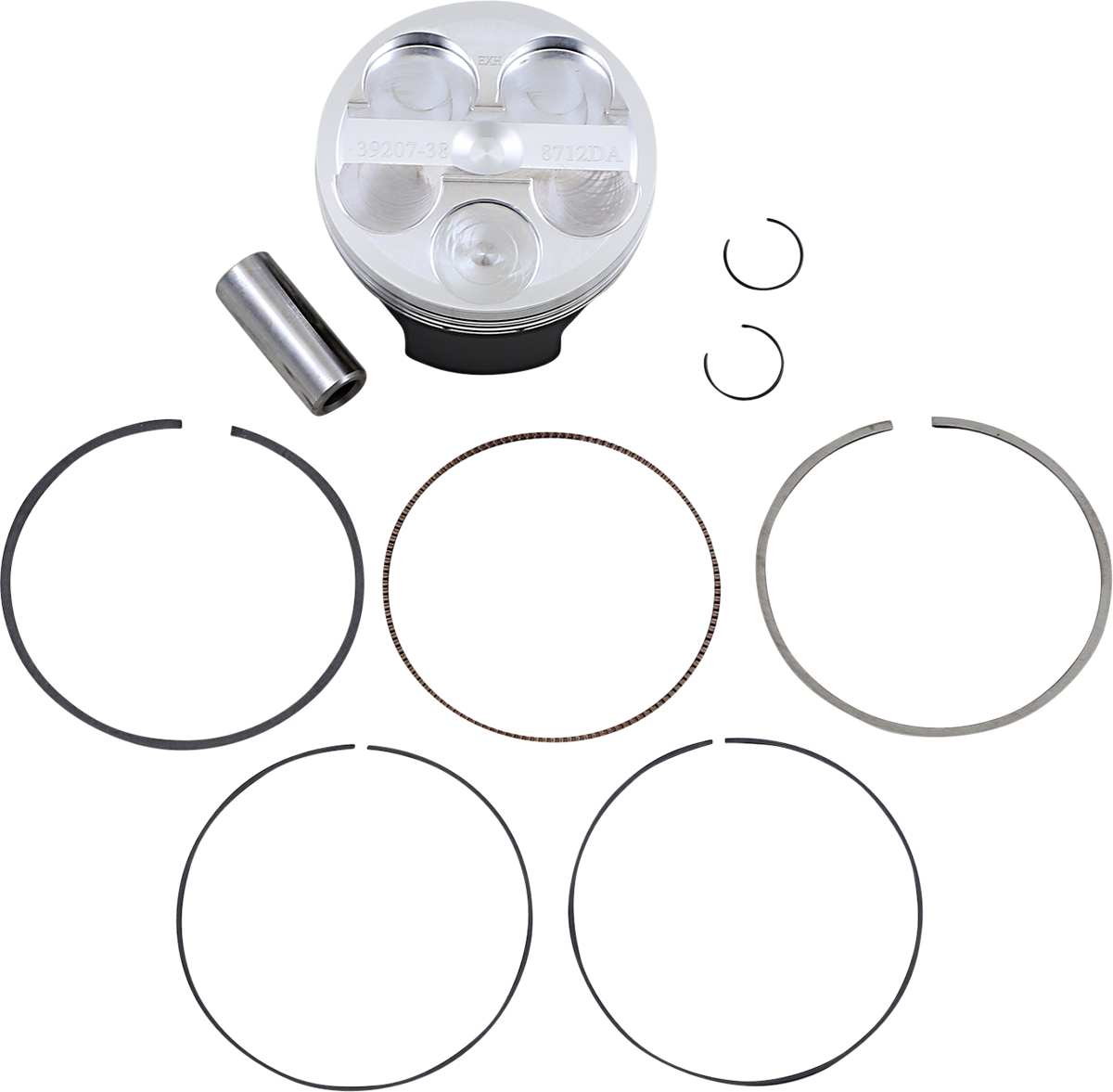 WOSSNER Piston Kit - 76.96 mm - Yamaha