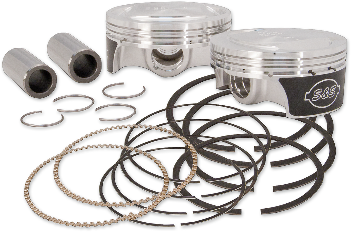 S&S CYCLE Piston Kit - For 103" Hot Set Up Kit® - 3.875" - Standard