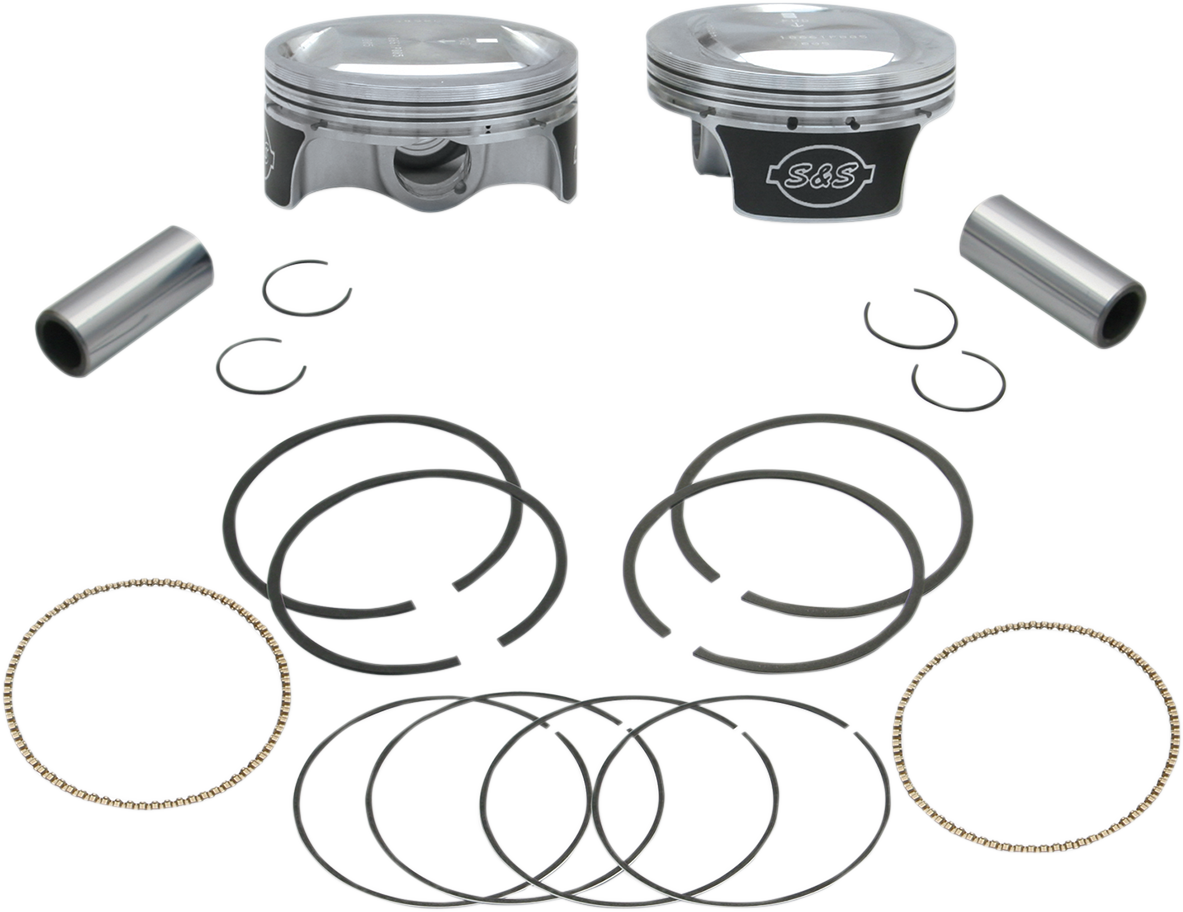 S&S CYCLE Piston Kit - For 103" Hot Set Up Kit® - 3.875" - +0.010"