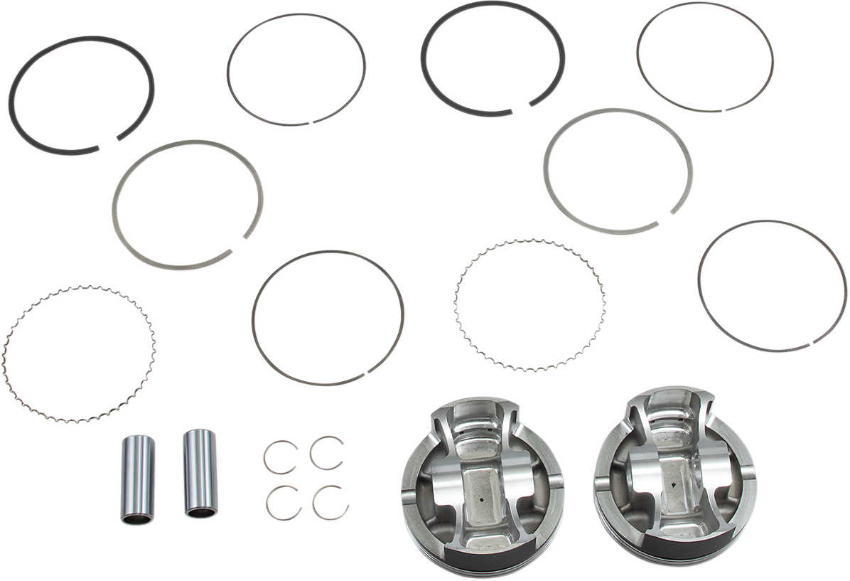 MILLENNIUM Piston Kit - +5.00 mm - Big Bore - M-Spec - Polaris 1000