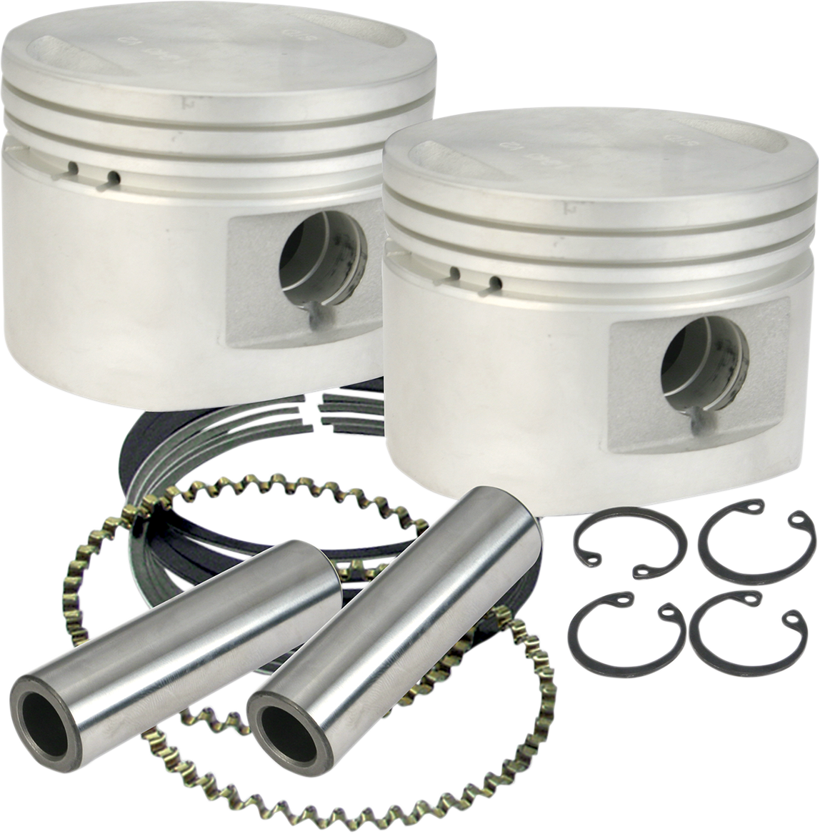 S&S CYCLE Piston Kit - For 80" Stock or S&S Heads - 3.500" - Standard