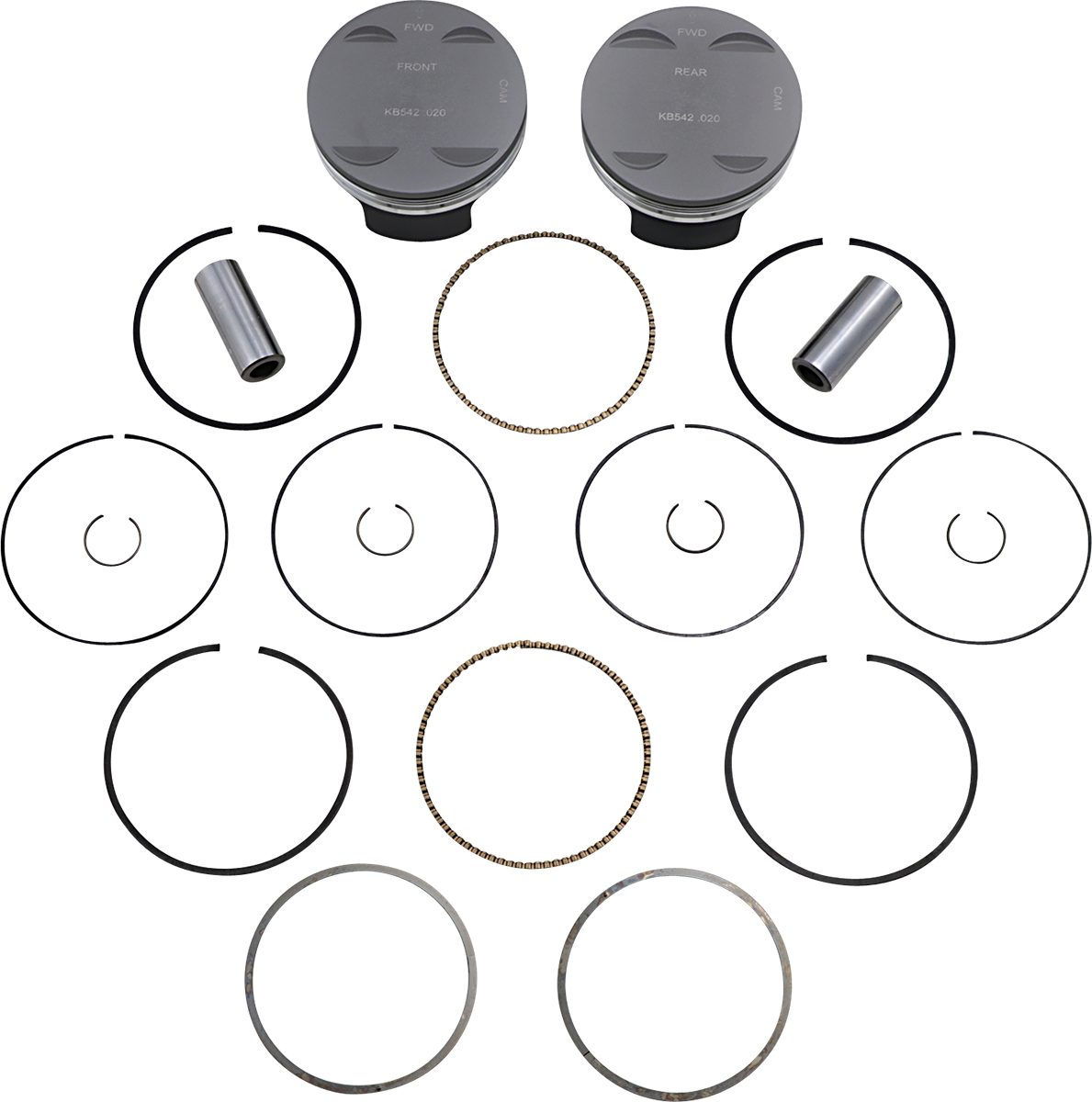 KB PERFORMANCE PISTON KIT M8 120" +020