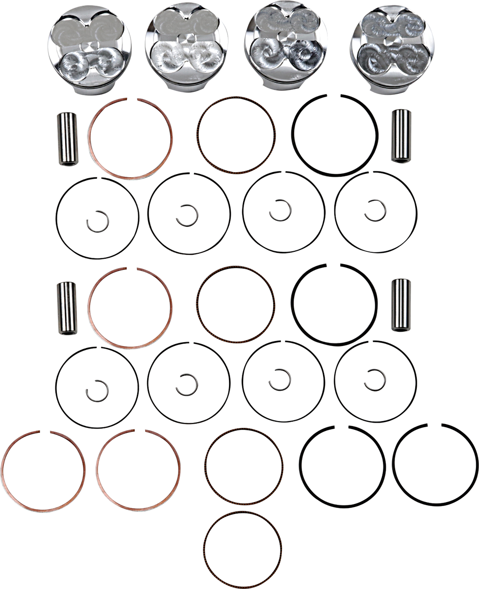 JE PISTONS Piston Kit - 68.00 mm - 13.2:1 CR - Kawasaki