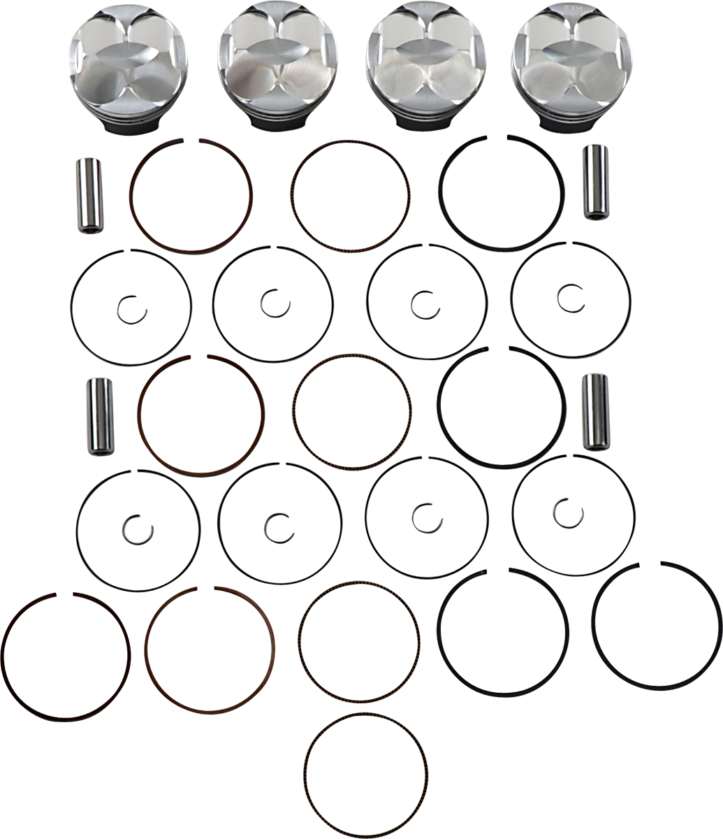 JE PISTONS Piston Kit - 69.00 mm - 13.1:1 CR - Yamaha