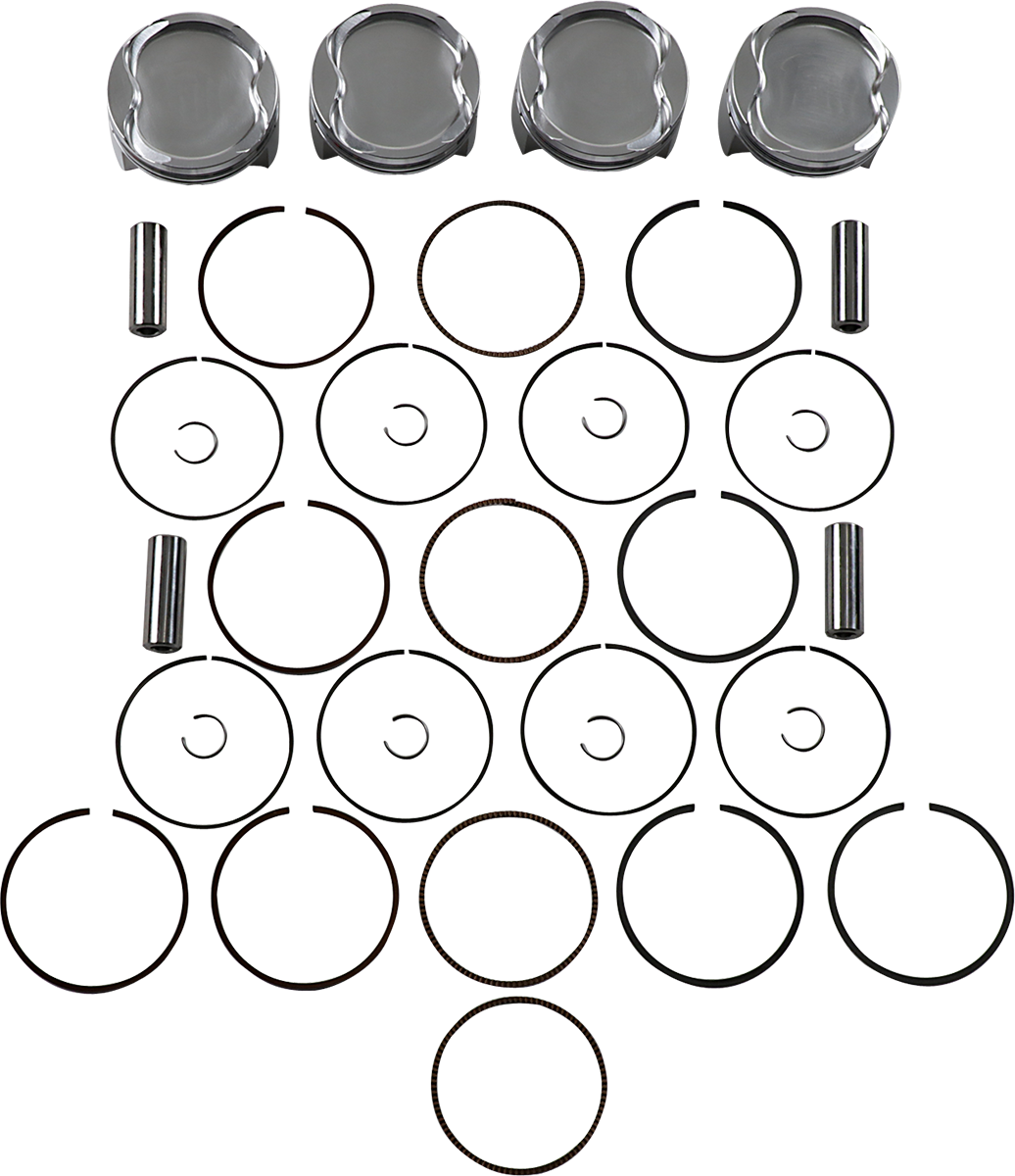 JE PISTONS Piston Kit - 81.00 mm - 9.0:1 CR - Suzuki