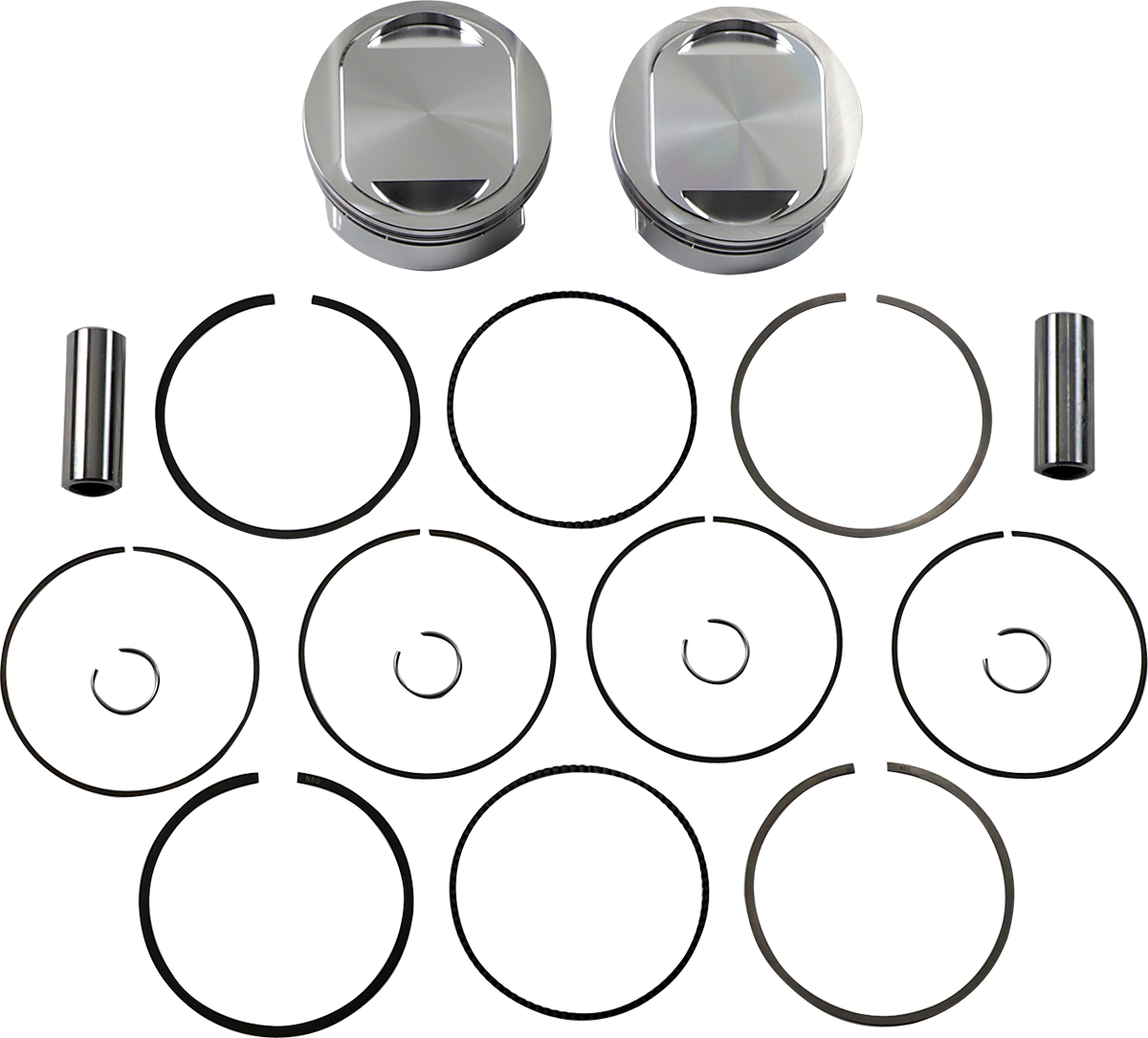JE PISTONS Piston Kit - 107" - Twin Cam