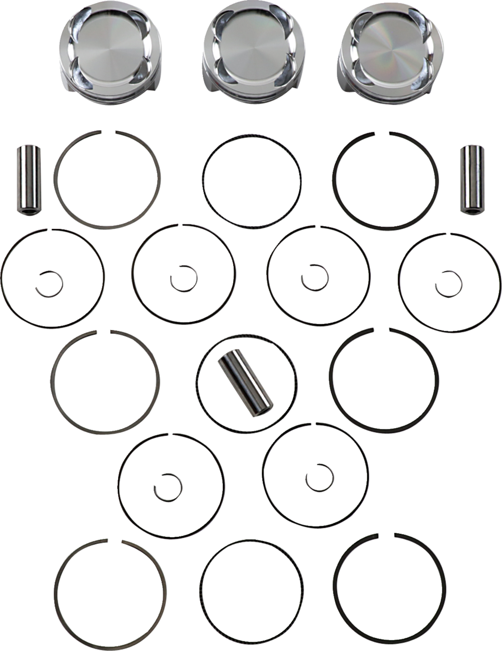 JE PISTONS Piston Kit - 80.00 mm - 9.5:1 CR - Yamaha