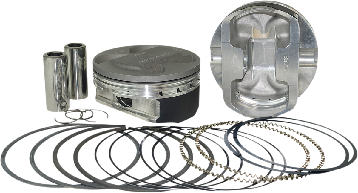 KB PERFORMANCE Piston Kit - 4.250" Standard - 11.4:1 CR - 124" Big Bore - 107" M8