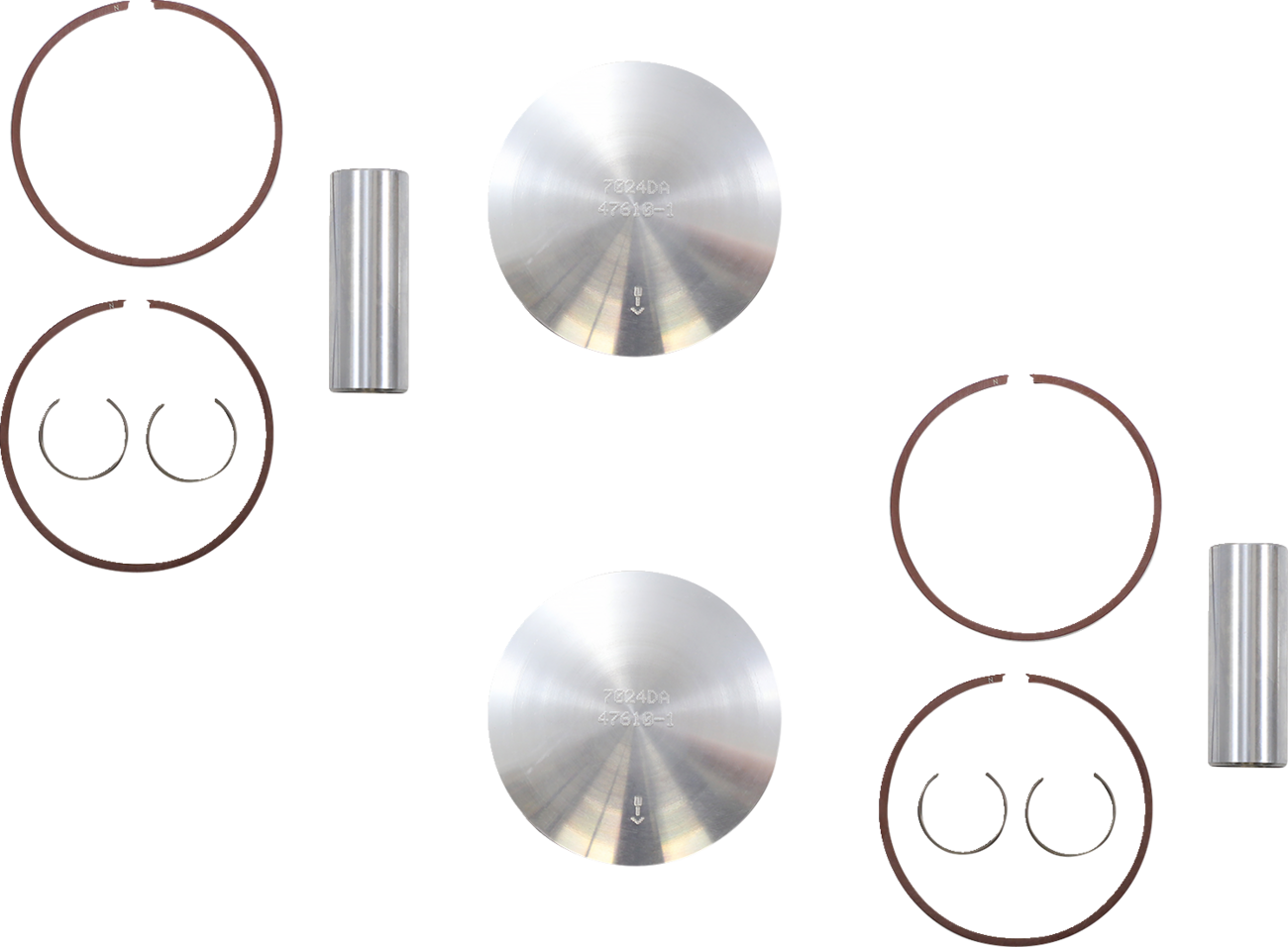 WOSSNER Piston Kit - 67.90 mm - Yamaha