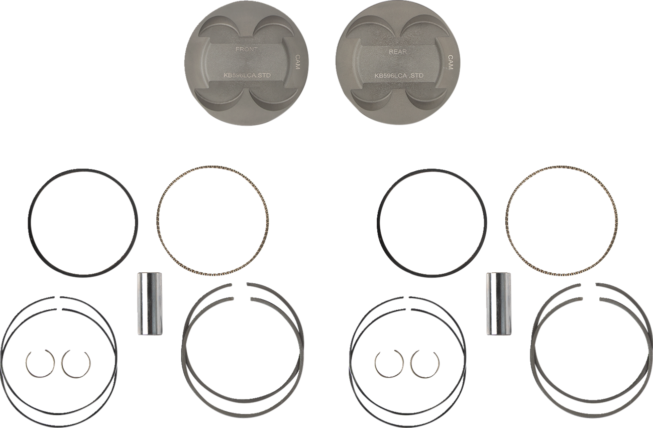 KB PERFORMANCE Piston Kit - 4.250" Standard - 11.7:1 CR - 128" Big Bore - 114"/117" M8