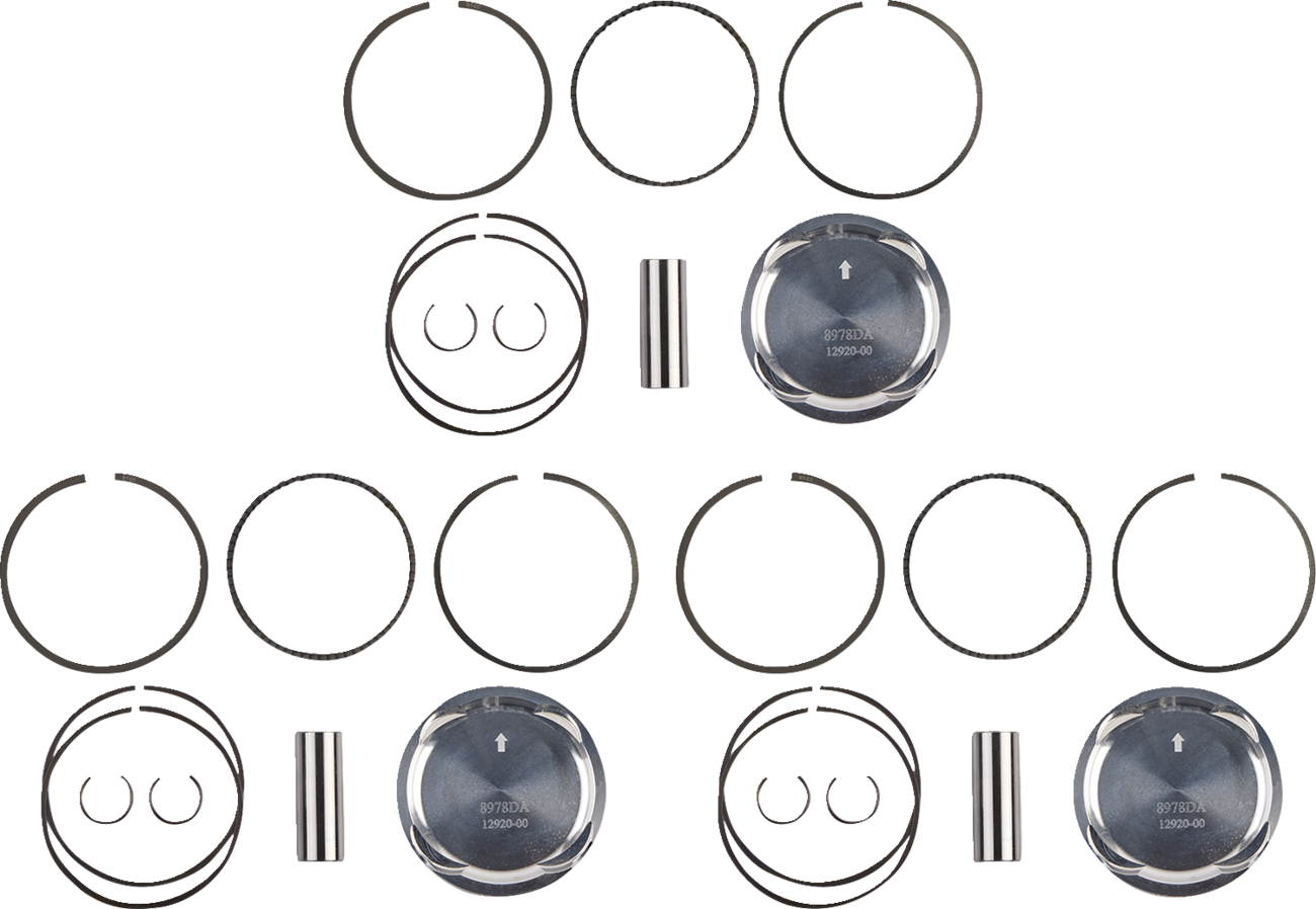 WOSSNER Piston Kit - 79.95 mm - Yamaha