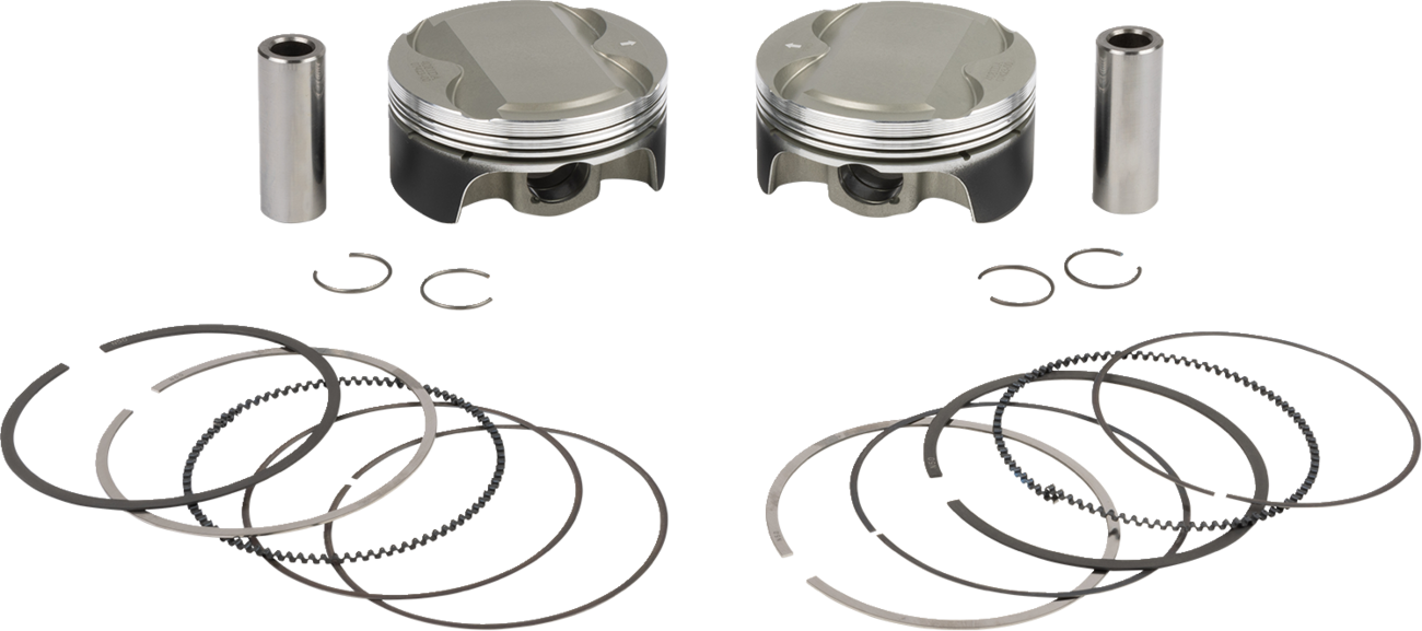 WOSSNER Piston Kit - 4.375" Stroke - 107 CID - M8