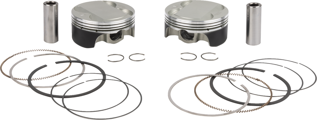 WOSSNER Piston Kit - 4.500" Stroke - 114 CID - M8 CVO