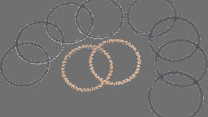 S&S CYCLE Replacement Piston Rings - 3.625" - Standard