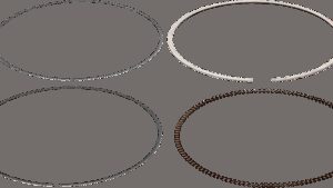 VERTEX Piston Ring Set - 78.00 mm OD - For Replica and High Compression Piston