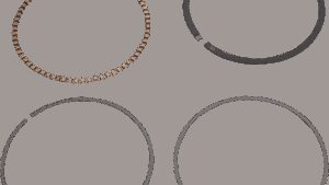 WSM Piston Rings - 68.50 mm - Honda