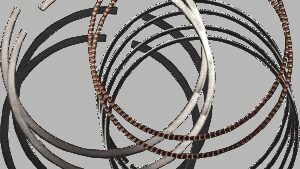 S&S CYCLE Replacement Piston Rings - 4.125" - +0.020"