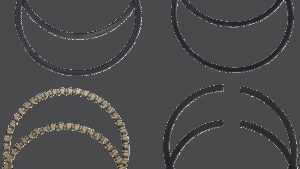 HASTINGS Piston Rings - 3.498" + 0.040" - Evolution Big Twin