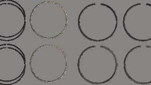 HASTINGS Piston Rings - 114" Motor - 4.000" Standard - M8