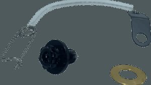 PSR Magnetic Drain Plug - M8 x 1.25 x 12 mm - Black