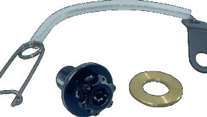 PSR Magnetic Drain Plug - M10 x 1.25 x 20 mm - Black